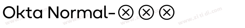 Okta Normal字体转换